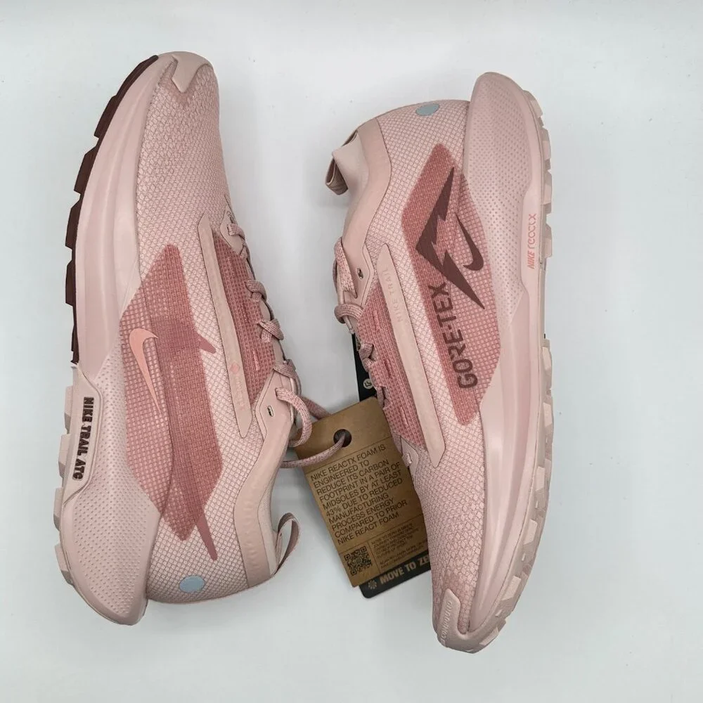 Nike Pegasus Trail 5 Gore-Tex Pink Running FQ0912-601 Women’s 10.5 / Men's 9 - Picture 6 of 9